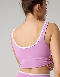 OFFLINE By Aerie Real Me Tipped Low Key Longline Sports Bra