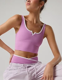 OFFLINE By Aerie Real Me Tipped Low Key Longline Sports Bra