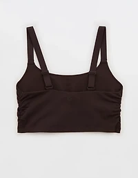 OFFLINE By Aerie The Hugger Ruched Longline Sports Bra