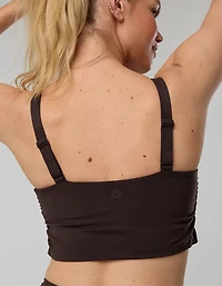 OFFLINE By Aerie The Hugger Ruched Longline Sports Bra