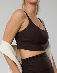 OFFLINE By Aerie The Hugger Ruched Longline Sports Bra