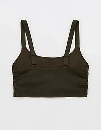 OFFLINE By Aerie The Hugger Ruched Longline Sports Bra