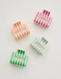 Aerie Square Hair Clip 4-Pack