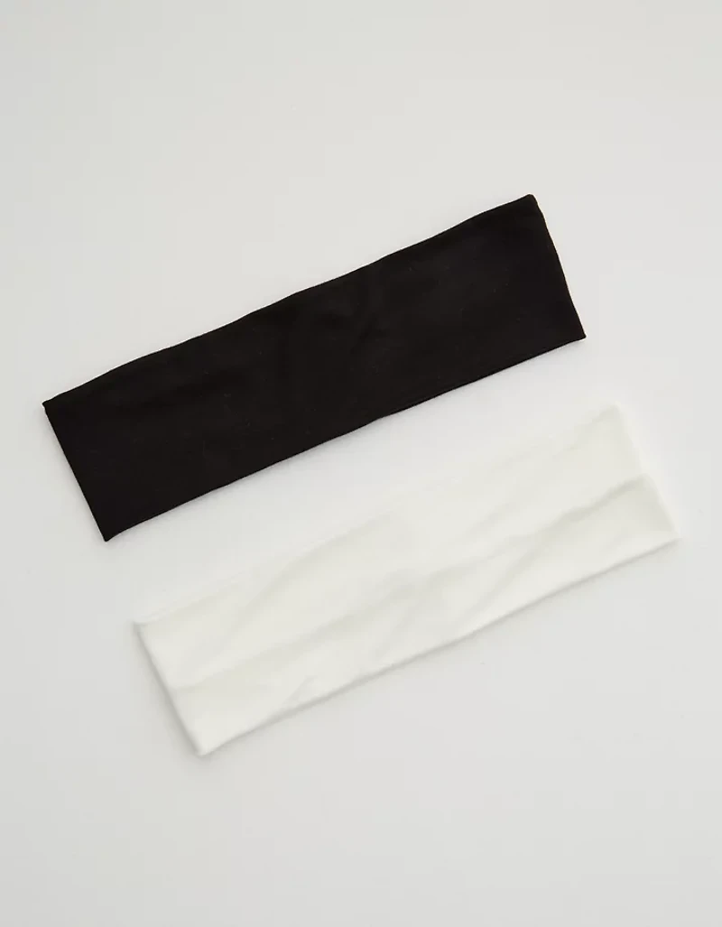 Aerie Jersey Headband 2-Pack