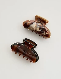 Aerie Beaded Torte Claw Clip 2-Pack