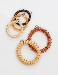 Teleties Large And Small Hair Ties 5-Pack