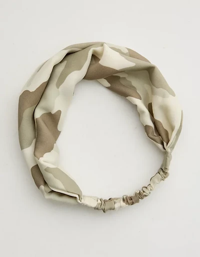 Aerie Satin Scrunched Headband