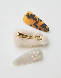 Aerie Hair Clip 3-Pack