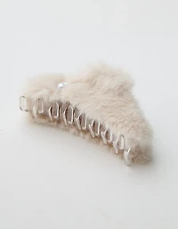 Aerie Furry Claw And Charm Clip