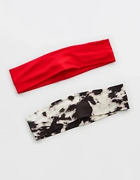 OVERSLEPT By Aerie Real Soft Headband 2-Pack