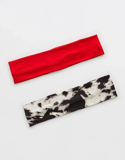 OVERSLEPT By Aerie Real Soft Headband 2-Pack