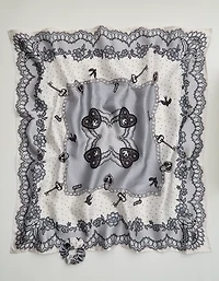 Aerie Satin Headscarf and Scrunchie