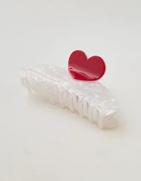 Aerie Large Peaking Heart Clip