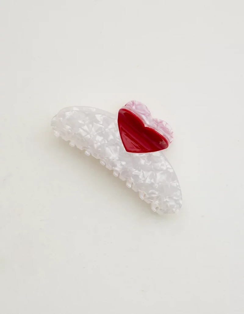Aerie Large Peaking Heart Clip