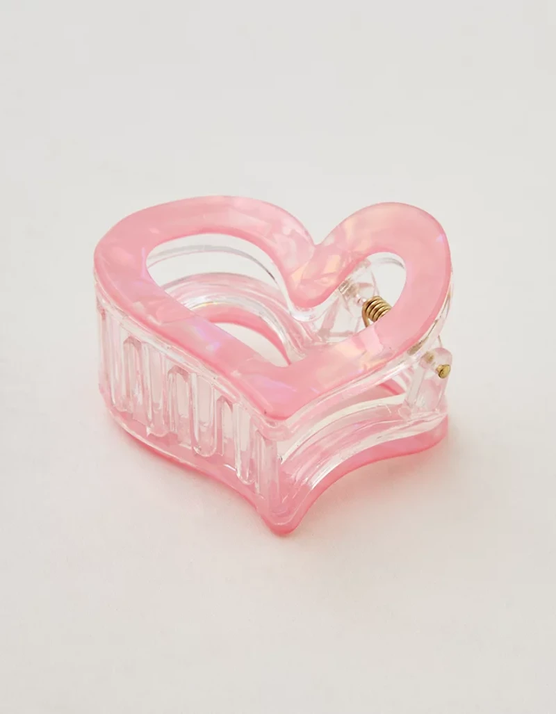 Aerie Jumbo Heart Cutout Clip