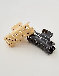 Aerie Rectangle Claw Clip 2-Pack