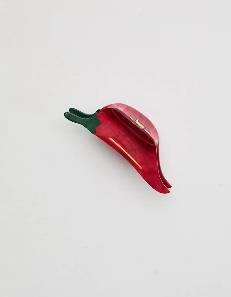 Aerie Chili Pepper Claw Clip