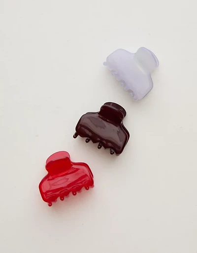 Aerie Jelly Medium Hair Clip 2-Pack