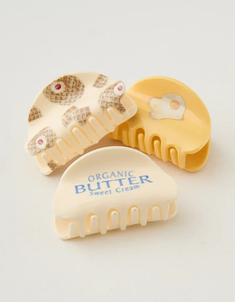 Aerie Icon Hair Clip 3-Pack