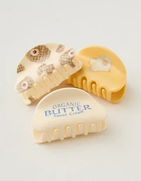 Aerie Icon Hair Clip 3-Pack