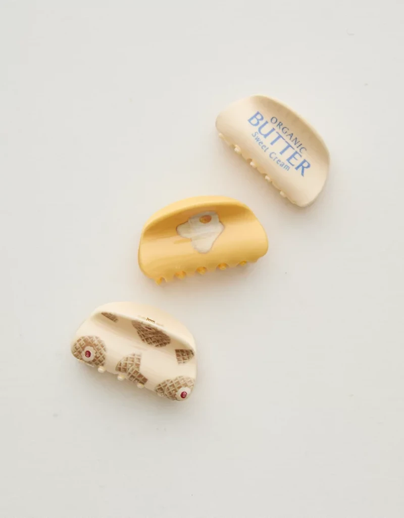 Aerie Icon Hair Clip 3-Pack