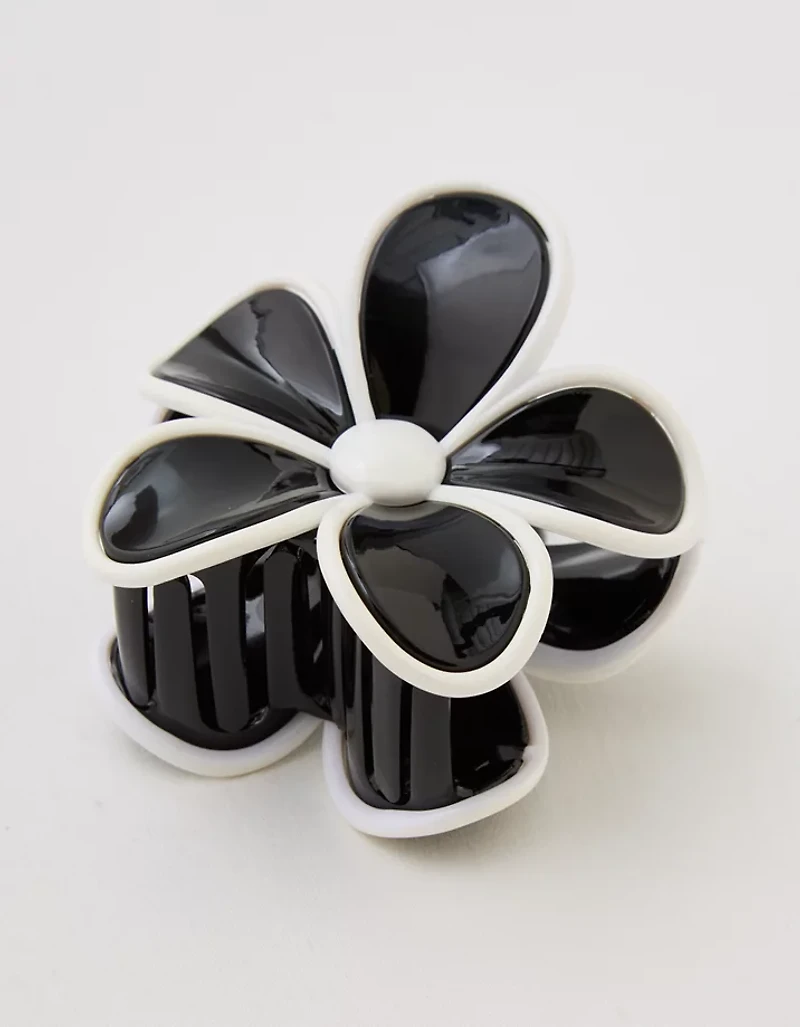 Aerie Two Tone Flower Hair Clip