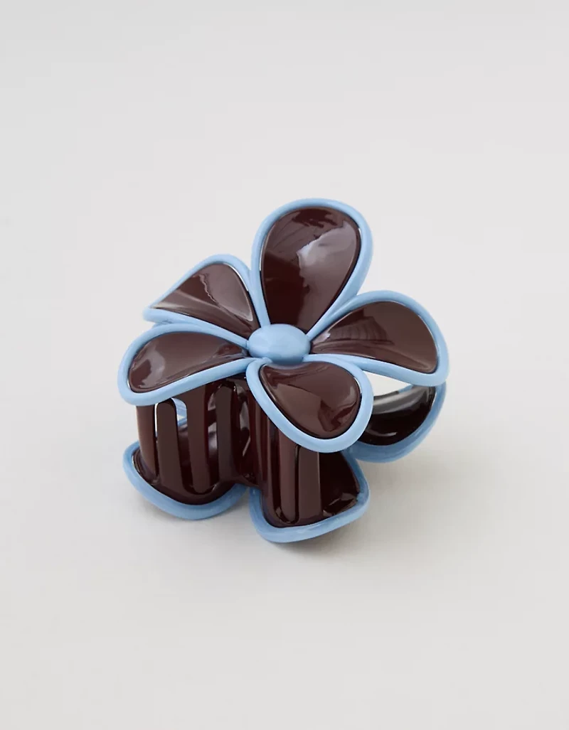 Aerie Two Tone Flower Hair Clip