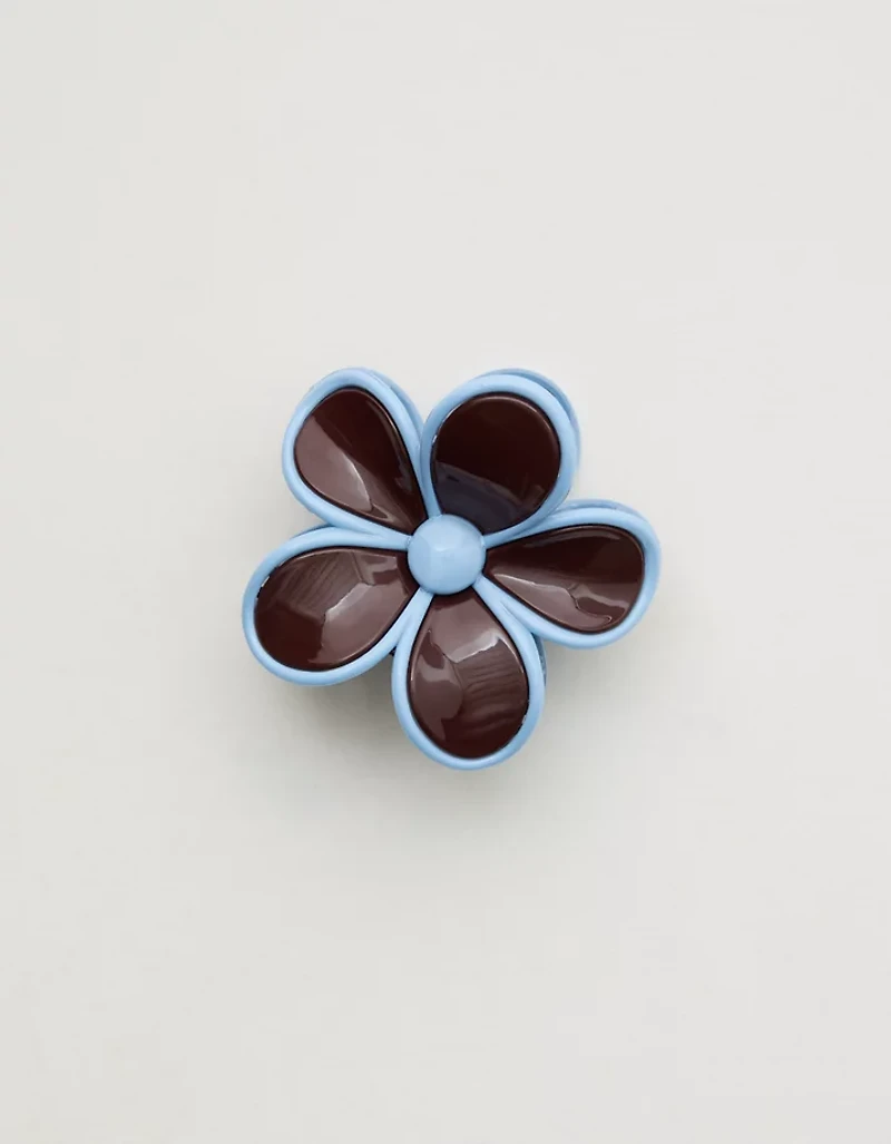 Aerie Two Tone Flower Hair Clip