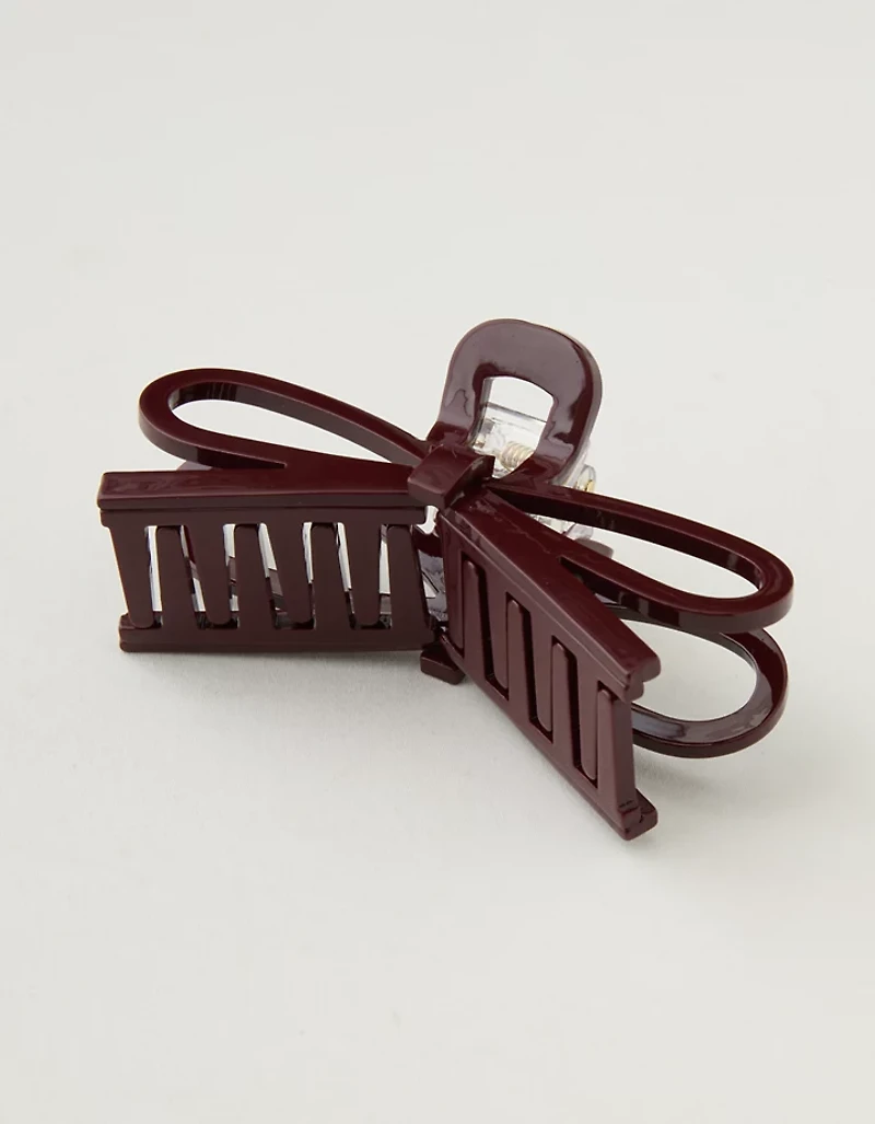 Aerie Cutout Bow Hair Clip