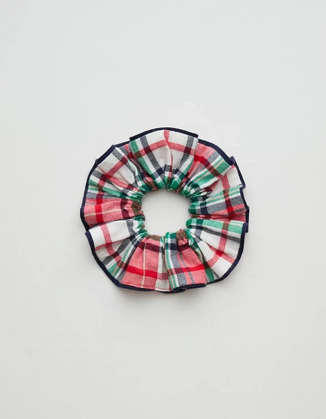 Aerie Flannel Scrunchie