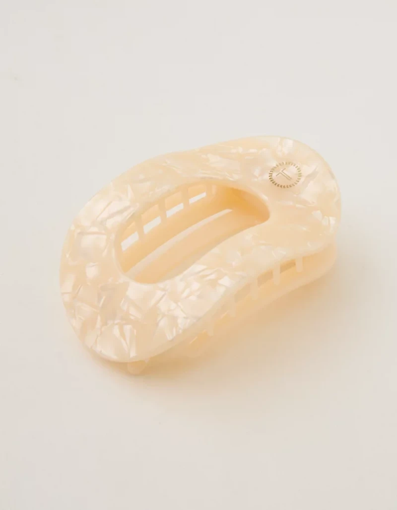 Teleties Large Flat Round Hair Clip