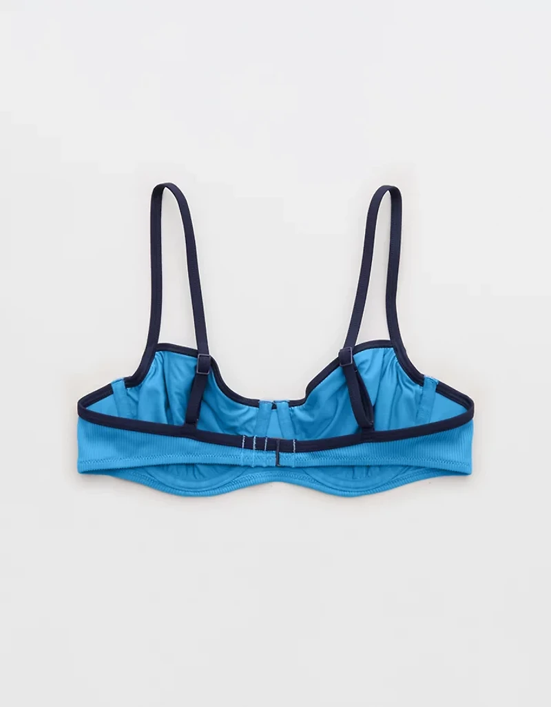 Aerie Unlined Underwire Ribbed Bikini Top