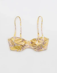 Aerie Ruched Unlined Underwire Bikini Top