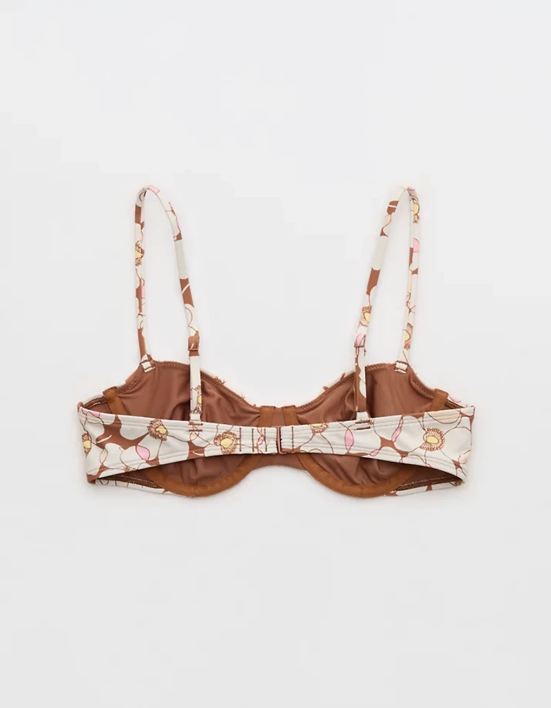 Aerie Ruched Unlined Underwire Bikini Top