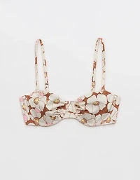 Aerie Ruched Unlined Underwire Bikini Top