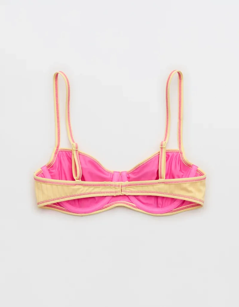 Aerie Ribbed Unlined Underwire Bikini Top