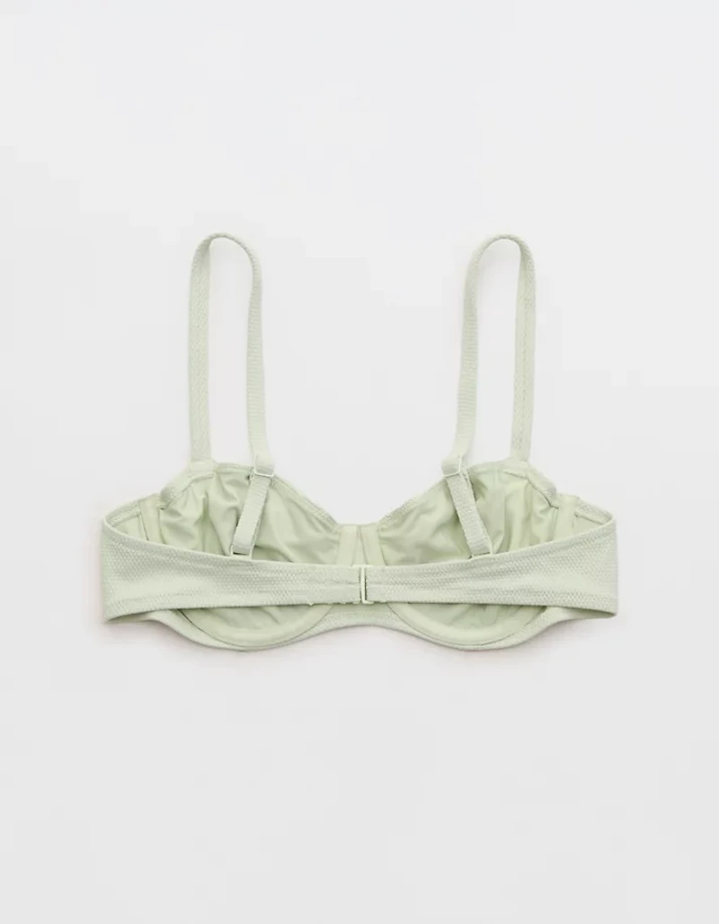 Aerie Pique Unlined Underwire Bikini Top