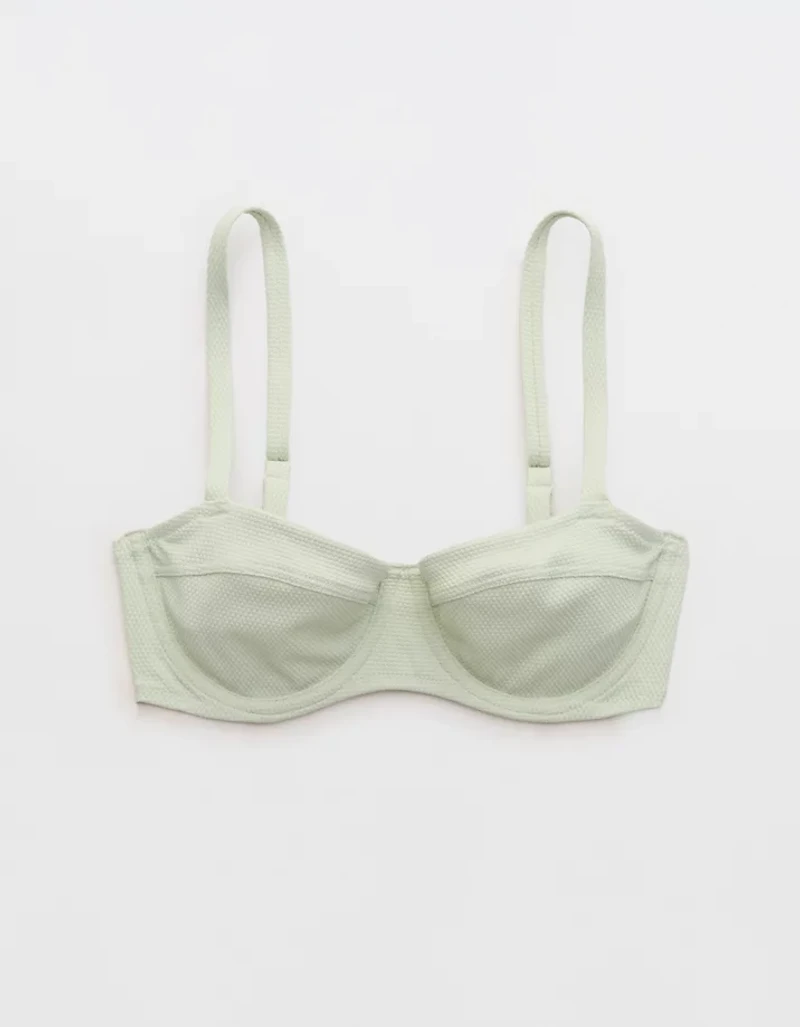 Aerie Pique Unlined Underwire Bikini Top
