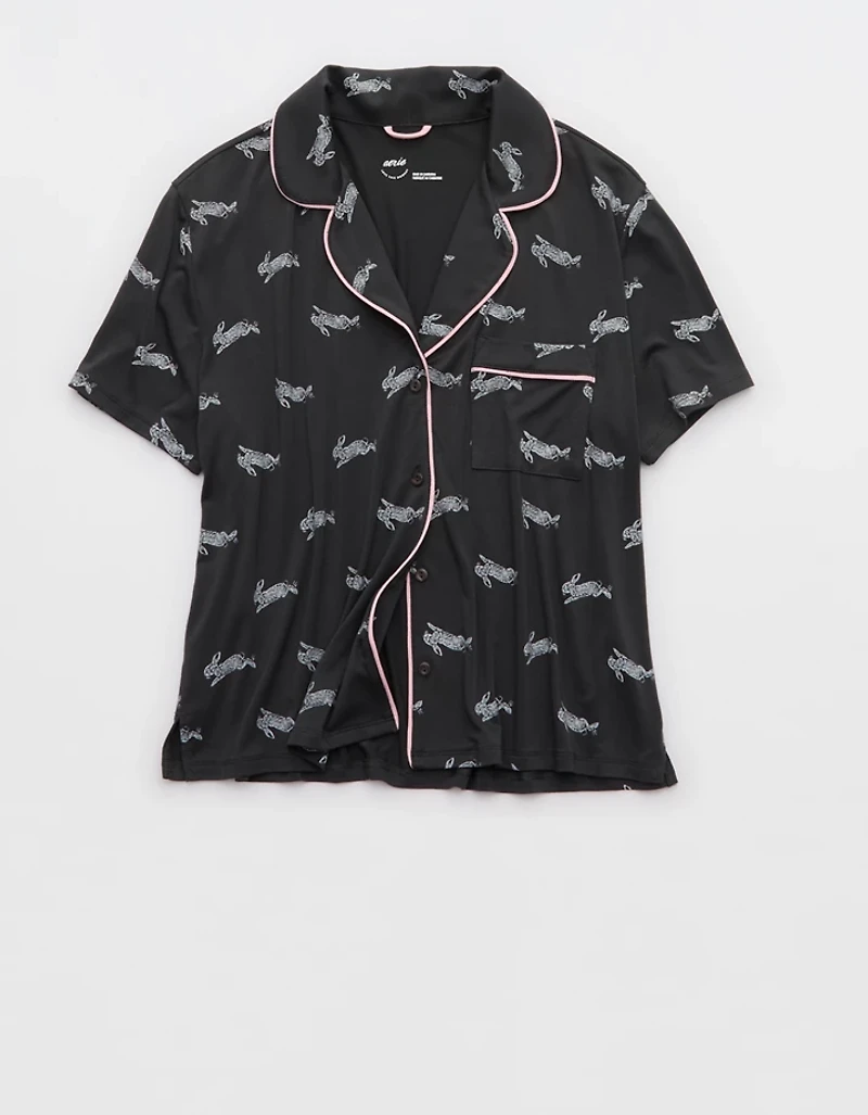 Aerie Real Soft® Short Sleeve Pajama Shirt