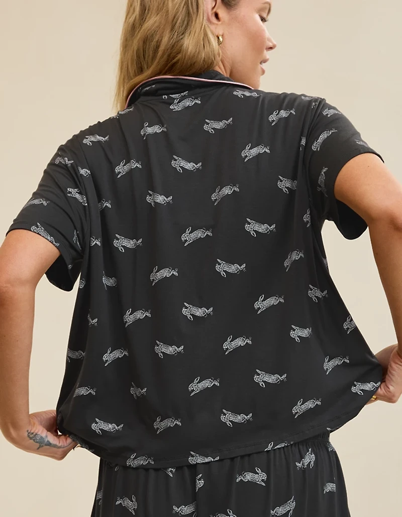 Aerie Real Soft® Short Sleeve Pajama Shirt
