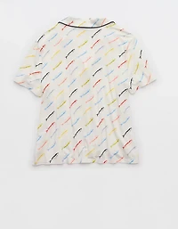 Aerie Real Soft® Short Sleeve Pajama Shirt