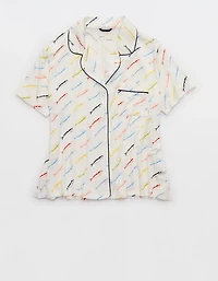 Aerie Real Soft® Short Sleeve Pajama Shirt