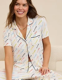Aerie Real Soft® Short Sleeve Pajama Shirt