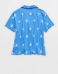 Aerie Real Short Sleeve Pajama Shirt
