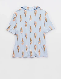 Aerie Real Soft® Short Sleeve Pajama Shirt