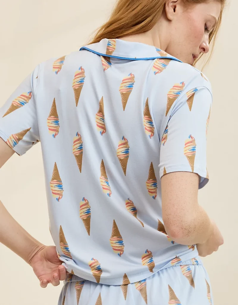 Aerie Real Soft® Short Sleeve Pajama Shirt