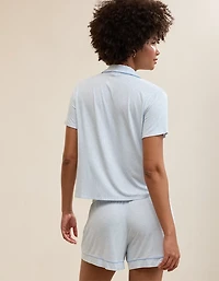 Aerie Real Short Sleeve Pajama Shirt