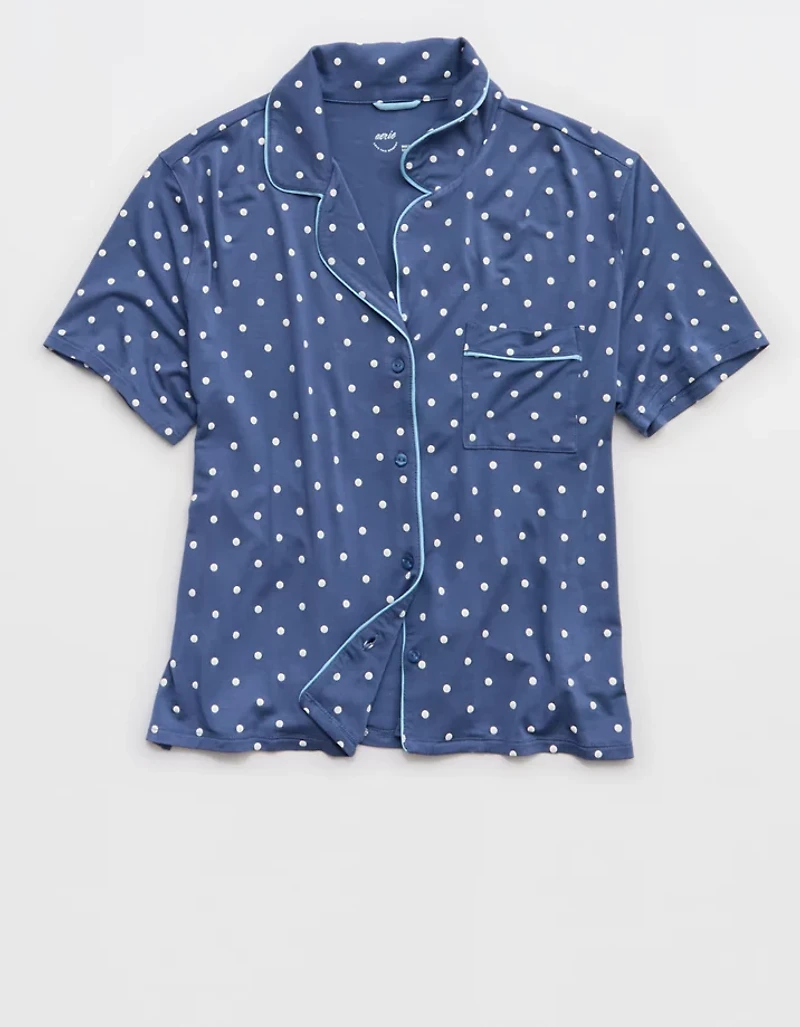 Aerie Real Soft® Short Sleeve Pajama Shirt