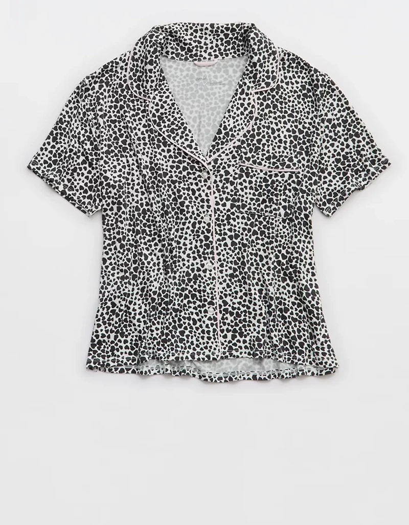 Aerie Real Soft® Short Sleeve Pajama Shirt