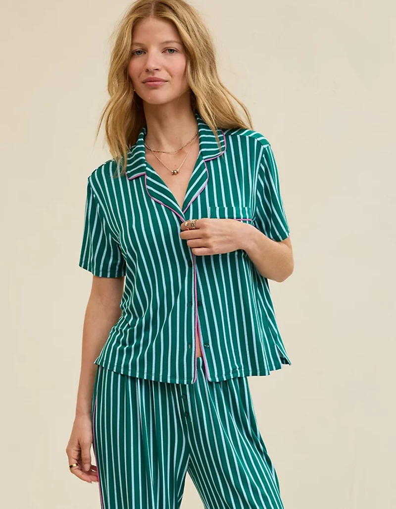 Aerie Real Soft® Short Sleeve Pajama Shirt
